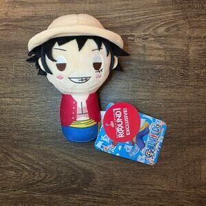 One Piece Luffy Plush 6” Round Exclusive Anime Stuffed Toy NWT